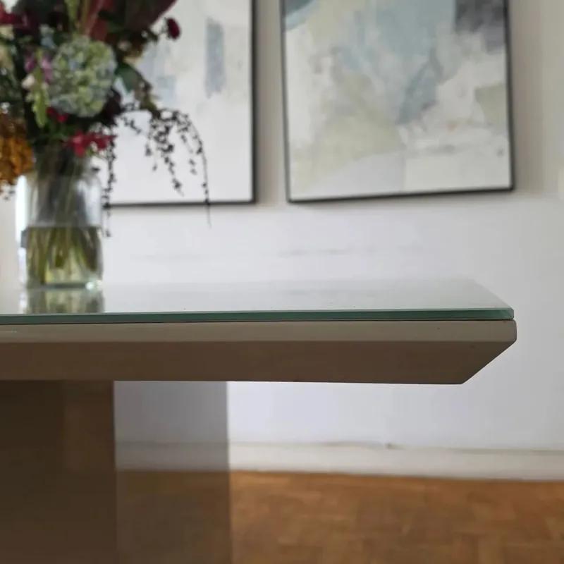 Mesa de Jantar Clami com Tampo de Vidro, mesa de jantar (foto 2)